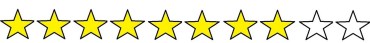 Image result for 8 out of 10 ten stars